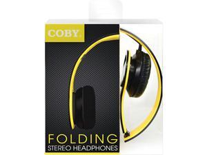 Coby CVH-801-YLW Folding Stereo Headphones, Yellow Coby CVH-801-YLW Folding Stereo Headphones, Yellow