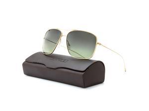 Oliver Peoples Berenson Sunglasses 1165ST 5035/T4 Gold / Green Faded Polarized Oliver Peoples Berenson Sunglasses 1165ST 5035/T4 Gold / Green Faded Polarized