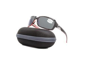 Costa Del Mar Isabela Sunglasses Black Frame Coral Blue Mirrored 580G Polarized Costa Del Mar Isabela Sunglasses Black Frame Coral Blue Mirrored 580G Polarized