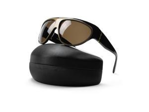 Oliver Peoples Seducta Sunglasses TPESP Black and Beige with Brown Lenses Oliver Peoples Seducta Sunglasses TPESP Black and Beige with Brown Lenses