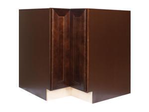 36 Inch Lazy Susan Base Cabinet in Leo Saddle with 2 Soft Close Doors 36" 36 Inch Lazy Susan Base Cabinet in Leo Saddle with 2 Soft Close Doors 36"