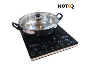 Hotor 1500-Watt Ultra-thin Induction Cooker Cooktop with Stainless Steel Pot (HC-20G9) Hotor 1500-Watt Ultra-thin Induction Cooker Cooktop with Stainless Steel Pot (HC-20G9)