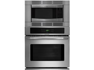 Frigidaire 27" Stainless Steel 3 Piece Self Cleaning Wall Oven Microwave Combo FFEW2725PS FFMO1611LS FFMOTK27LS Frigidaire 27" Stainless Steel 3 Piece Self Cleaning Wall Oven Microwave Combo FFEW2725PS FFMO1611LS FFMOTK27LS