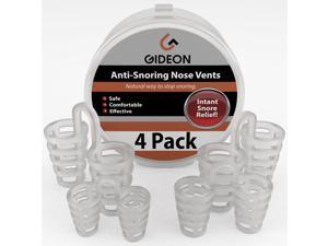 Gideon Anti-Snoring Nose Vents - Natural and Instant Snore Relief - Pack of 4 / Stop Snoring Solution - Natural, Fast and Simple Gideon Anti-Snoring Nose Vents - Natural and Instant Snore Relief - Pack of 4 / Stop Snoring Solution - Natural, Fast and Simple