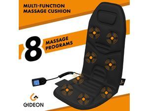 Gideon Powerful Vibrating Massager Seat Cushion for Back, Shoulder and Thighs with Heat Therapy / 8-Massaging Programs - Massage, Relax, Sooth and Relieve Thigh, Shoulder and Back Pain Gideon Powerful Vibrating Massager Seat Cushion for Back, Shoulder and Thighs with Heat Therapy / 8-Massaging Programs - Massage, Relax, Sooth and Relieve Thigh, Shoulder and Back Pain