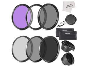 Neewer 58MM Must Have Lens Filter Accessory Kit for CANON EOS Rebel T5i T4i T3i T3 T2i T1i XT XTi XSi SL1 DSLR Cameras Neewer 58MM Must Have Lens Filter Accessory Kit for CANON EOS Rebel T5i T4i T3i T3 T2i T1i XT XTi XSi SL1 DSLR Cameras