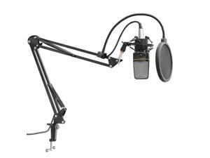 Neewer® NB-35 Adjustable 27.5"/70cm Studio Recording Microphone Suspension Boom Scissor Arm Stand with Microphone Clip + Table Mounting Clamp + Power Cable Neewer® NB-35 Adjustable 27.5"/70cm Studio Recording Microphone Suspension Boom Scissor Arm Stand with Microphone Clip + Table Mounting Clamp + Power Cable