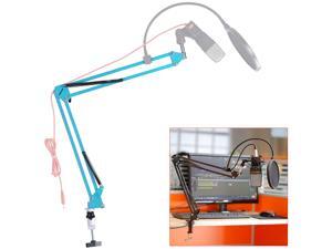 Neewer® NW-35 Adjustable 31.5"/80cm Studio Recording Microphone Suspension Boom Scissor Arm Stand with Microphone Clip & Table Mounting Clamp (Blue) Neewer® NW-35 Adjustable 31.5"/80cm Studio Recording Microphone Suspension Boom Scissor Arm Stand with Microphone Clip & Table Mounting Clamp (Blue)