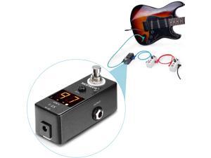 Neewer® ST-1 Compact Chromatic Guitar Tuner Pedal True Bypass with Visible Luminous LED Display, Built with Solid Metal Housing, Features Super Quick and Accurate Tuning--Black Neewer® ST-1 Compact Chromatic Guitar Tuner Pedal True Bypass with Visible Luminous LED Display, Built with Solid Metal Housing, Features Super Quick and Accurate Tuning--Black