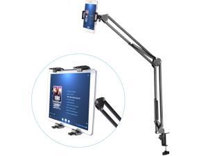 Neewer® Universal Smartphone & Tablet Stand (Sturdy Metal Arm, Padded Holder, Adjustable Mounting Clamp) for iPhone 6 Plus, GALAXY Note 5, iPad Air/iPad Air 2, Samsung Galaxy Tab and More--Black Neewer® Universal Smartphone & Tablet Stand (Sturdy Metal Arm, Padded Holder, Adjustable Mounting Clamp) for iPhone 6 Plus, GALAXY Note 5, iPad Air/iPad Air 2, Samsung Galaxy Tab and More--Black