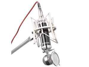 Neewer® NW-7500 Cardioid Broadcasting & Recording Condenser Microphone Set includes: (1)Condenser Microphone with Detachable Pop Filter+(1)Shock Mount +(1)XLR Connector Cable Neewer® NW-7500 Cardioid Broadcasting & Recording Condenser Microphone Set includes: (1)Condenser Microphone with Detachable Pop Filter+(1)Shock Mount +(1)XLR Connector Cable