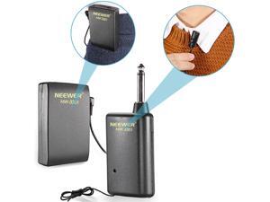 Neewer® NW-3301 Hands Free Lavalier Lapel Clip-on Microphone System: Transmitter + Receiver + Microphone + Batteries, Perfect for Presentation/Speech/Podcasting/Performance and More Neewer® NW-3301 Hands Free Lavalier Lapel Clip-on Microphone System: Transmitter + Receiver + Microphone + Batteries, Perfect for Presentation/Speech/Podcasting/Performance and More
