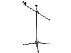 Neewer Dual Mic Clip Universal Tripod Boom Microphone Floor Stand with 5/8-Inch Threaded Boom and 3/8-Inch Threaded Height Adjustable Shaft Neewer Dual Mic Clip Universal Tripod Boom Microphone Floor Stand with 5/8-Inch Threaded Boom and 3/8-Inch Threaded Height Adjustable Shaft