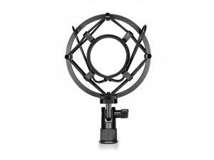 Neewer® Black Universal Microphone Shock Mount Holder Clip Anti Vibration Suspension High Isolation with for Studio Condenser Mic, Idea for Radio Broadcasting Studio, Voice-over Sound Studio Neewer® Black Universal Microphone Shock Mount Holder Clip Anti Vibration Suspension High Isolation with for Studio Condenser Mic, Idea for Radio Broadcasting Studio, Voice-over Sound Studio