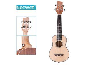 Neewer 21-Inch Matte Finished Sapele & Agathis Soprano Ukulele 4 Strings with Rosewood Fingerboard and Bridge, Buffalo Bone Nut and Saddle, White Binding Neewer 21-Inch Matte Finished Sapele & Agathis Soprano Ukulele 4 Strings with Rosewood Fingerboard and Bridge, Buffalo Bone Nut and Saddle, White Binding