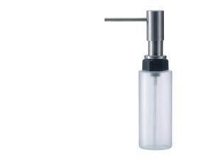 JUSTIME Still One Stainless Steel Soap Dispenser Deck Mounted, 12-Ounce Brushed Finish JUSTIME Still One Stainless Steel Soap Dispenser Deck Mounted, 12-Ounce Brushed Finish
