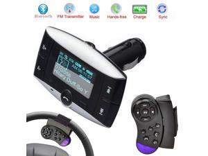 New Hands Free Bluetooth LCD Car Kit Stereo BT Car MP3 Player FM Transmitter FM modulator SD MMC USB+Steering Wheel Controller New Hands Free Bluetooth LCD Car Kit Stereo BT Car MP3 Player FM Transmitter FM modulator SD MMC USB+Steering Wheel Controller