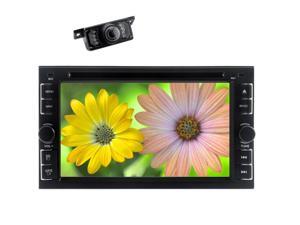 Car Head Unit Stereo 2 Din 6.2 Inch TFT Touch Screen Steering Wheel Control Bluetooth Analog TV USB/SD IPod RDS AM FM Radio IR Transmitter iPod Media Waterproof and Nightvision Backup Camera Car Head Unit Stereo 2 Din 6.2 Inch TFT Touch Screen Steering Wheel Control Bluetooth Analog TV USB/SD IPod RDS AM FM Radio IR Transmitter iPod Media Waterproof and Nightvision Backup Camera