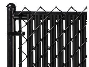 Chain Link Black Single Wall Ridged Privacy Slat For 3ft High Fence Bottom Lock Chain Link Black Single Wall Ridged Privacy Slat For 3ft High Fence Bottom Lock
