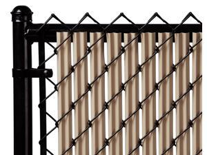 Chain Link Beige Single Wall Ridged Privacy Slat For 6ft High Fence Bottom Lock Chain Link Beige Single Wall Ridged Privacy Slat For 6ft High Fence Bottom Lock