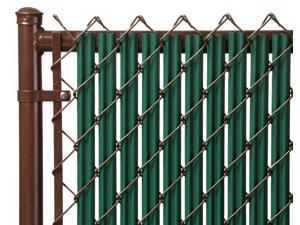 Chain Link Green Single Wall Ridged Privacy Slat For 8ft High Fence Bottom Lock Chain Link Green Single Wall Ridged Privacy Slat For 8ft High Fence Bottom Lock