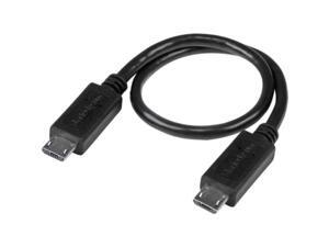 StarTech.com 8in USB OTG Cable - Micro USB to Micro USB - M/M - USB OTG Adapter - 8 inch StarTech.com 8in USB OTG Cable - Micro USB to Micro USB - M/M - USB OTG Adapter - 8 inch
