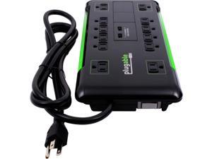 Plugable 12 AC Outlet Surge Protector with Built-In 10.5W 2-Port USB Charger Plugable 12 AC Outlet Surge Protector with Built-In 10.5W 2-Port USB Charger