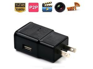 HD 1080P WIFI Spy Camera AC Plug USB Wall Charger with 8GB Memory Mini DVR DV Hidden Camera Video Recorder Support iPhone / Android Smartphones APP Remote View HD 1080P WIFI Spy Camera AC Plug USB Wall Charger with 8GB Memory Mini DVR DV Hidden Camera Video Recorder Support iPhone / Android Smartphones APP Remote View