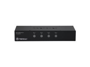 Trendnet 4-port Dvi Kvm Switch Kit - 4 Computer(s) - 1 Trendnet 4-port Dvi Kvm Switch Kit - 4 Computer(s) - 1