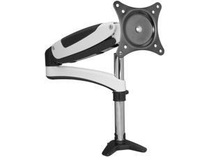 SIIG Inc, Full-Motion Easy Access Single Monitor Desk Mount - White SIIG Inc, Full-Motion Easy Access Single Monitor Desk Mount - White