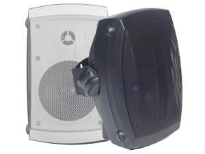 Audio Experience AES0101W Weatherproof Eco Patio Speakers (Pair, White) 50W, 4" 2-Way Woofer Speaker and 1" balance dome tweeter Audio Experience AES0101W Weatherproof Eco Patio Speakers (Pair, White) 50W, 4" 2-Way Woofer Speaker and 1" balance dome tweeter