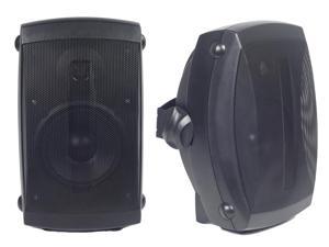 Audio Experience AES0105B Weatherproof Multi Patio Speakers (Pair, Black) 80W, 5.25" 2-Way Woofer Speaker and 1" balance dome tweeter Audio Experience AES0105B Weatherproof Multi Patio Speakers (Pair, Black) 80W, 5.25" 2-Way Woofer Speaker and 1" balance dome tweeter