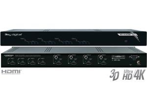Key Digital KD-4x4CSK 4x4 I/O HD/4K HDMI Matrix Switcher w Audio De-embedders Key Digital KD-4x4CSK 4x4 I/O HD/4K HDMI Matrix Switcher w Audio De-embedders