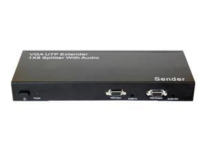 A-Neuvideo ANI-0108VC 1x8 VGA SPLITTER /DISTRIBUTION AMP EXTENDER w/CATx /AUDIO A-Neuvideo ANI-0108VC 1x8 VGA SPLITTER /DISTRIBUTION AMP EXTENDER w/CATx /AUDIO