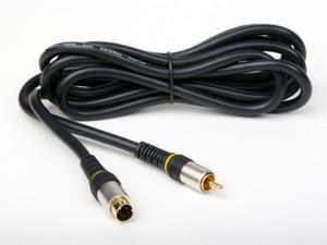 4M 13FT ATLONA S-VHS S-VIDEO TO MALE RCA PC TO TV ADAPTER CABLE 12ft 4M 13FT ATLONA S-VHS S-VIDEO TO MALE RCA PC TO TV ADAPTER CABLE 12ft