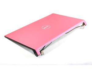 DELL Pink Back Cover With Hinges And Cables For Studio 1555 1557 1558 WKKVV DELL Pink Back Cover With Hinges And Cables For Studio 1555 1557 1558 WKKVV