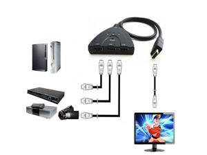 3 Port HDMI Multi Display Auto Switch Hub Box 1.3 1080P Switcher 3 in 1 out Splitter for HDTV DVD Xbox 360 PSP 3 Port HDMI Multi Display Auto Switch Hub Box 1.3 1080P Switcher 3 in 1 out Splitter for HDTV DVD Xbox 360 PSP