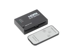 3 Port 1080P Video HDMI Switch Switcher Splitter IR Remote For HDTV PS3 DVD 3 Port 1080P Video HDMI Switch Switcher Splitter IR Remote For HDTV PS3 DVD