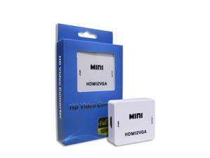 Mini HDMI to VGA Converter With Audio HDMI2VGA 1080P Adapter Connector For PC Laptop to HDTV Projector Mini HDMI to VGA Converter With Audio HDMI2VGA 1080P Adapter Connector For PC Laptop to HDTV Projector