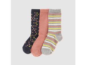 Abcd'r Girls Pack Of 3 Pairs Of Patterned Socks, 3-12 Years Green Size 19/22 Abcd'r Girls Pack Of 3 Pairs Of Patterned Socks, 3-12 Years Green Size 19/22