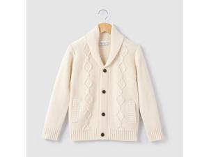 Abcd'r Boys Cardigan With Shawl Collar, 3-12 Yrs Beige Size 12 Years - 59 In. Abcd'r Boys Cardigan With Shawl Collar, 3-12 Yrs Beige Size 12 Years - 59 In.