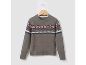 Boys Jumper/Sweater With Jacquard Border, 3-12 Years Boys Jumper/Sweater With Jacquard Border, 3-12 Years
