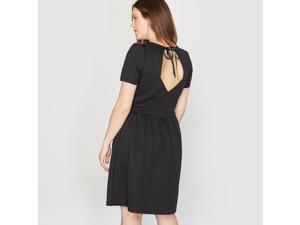 Castaluna Womens Short-Sleeved Textured Dress Black Size Us 24 - Fr 54 Castaluna Womens Short-Sleeved Textured Dress Black Size Us 24 - Fr 54