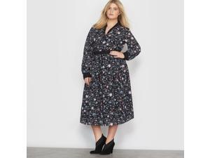 Castaluna Womens Floral Print V-Neck Maxi Dress Black Size Us 14 - Fr 44 Castaluna Womens Floral Print V-Neck Maxi Dress Black Size Us 14 - Fr 44
