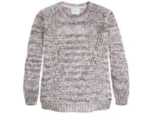 Pepe Jeans Womens Laia Crew Neck Stranded Knit Jumper/Sweater Beige Size M Pepe Jeans Womens Laia Crew Neck Stranded Knit Jumper/Sweater Beige Size M