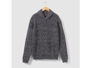 Teen Boys Stranded Knit Shawl Collar Jumper/Sweater, 10-16 Years Teen Boys Stranded Knit Shawl Collar Jumper/Sweater, 10-16 Years