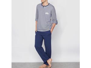 Athena Mens Pyjamas With Grandad Neckline Blue Size Xxl Athena Mens Pyjamas With Grandad Neckline Blue Size Xxl