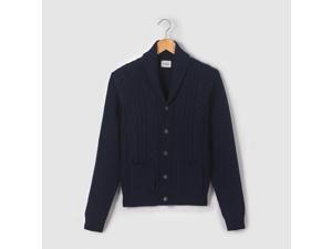 Teen Boys Cable Knit Shawl Collar Cardigan, 10-16 Years Teen Boys Cable Knit Shawl Collar Cardigan, 10-16 Years