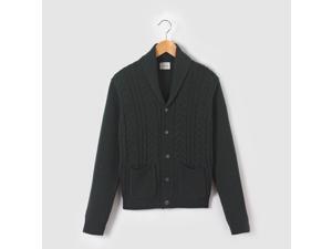 Teen Boys Cable Knit Shawl Collar Cardigan, 10-16 Years Teen Boys Cable Knit Shawl Collar Cardigan, 10-16 Years