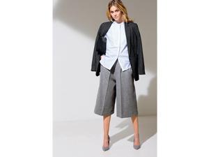La Redoute Womens Pleated Culottes, 25% Wool Grey Size Us 8 - Fr 38 La Redoute Womens Pleated Culottes, 25% Wool Grey Size Us 8 - Fr 38